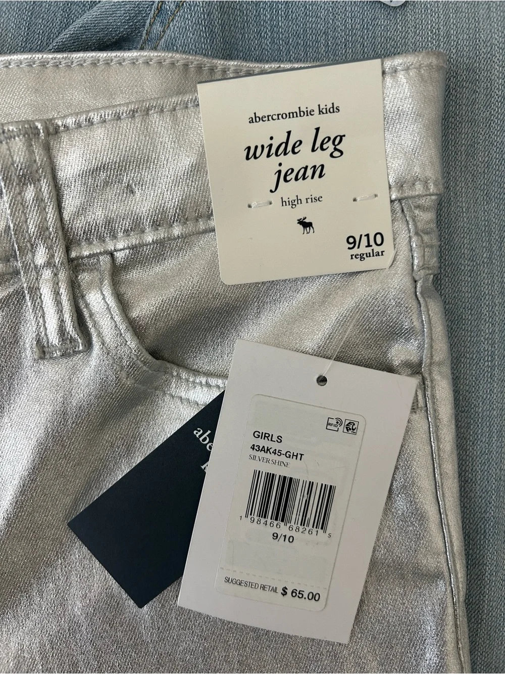 NWT Abercrombie Kids Wide Legs Jeans